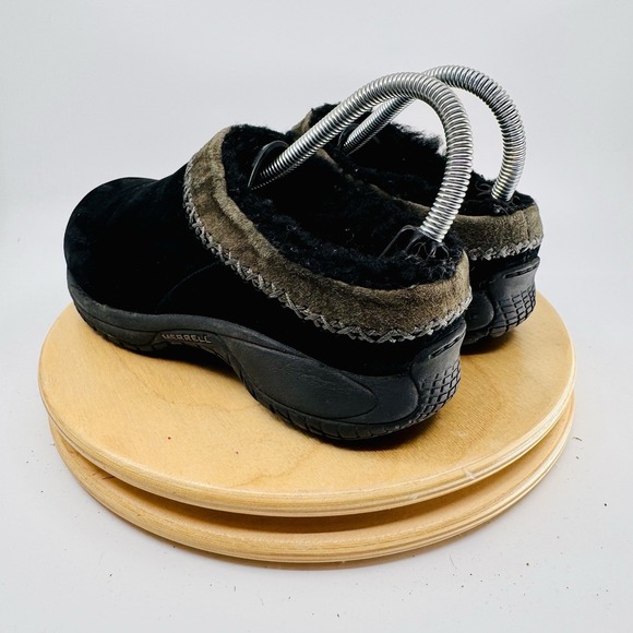 Merrell Encore Ice 5 Shoes Women's 6 Black Warm Slip On Clogs Shoes slides - Picture 5 of 7
